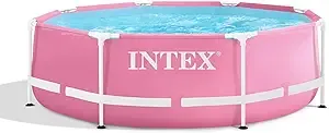 Intex 8ft x 30in Round Metal Frame Above Ground Swimming Pool