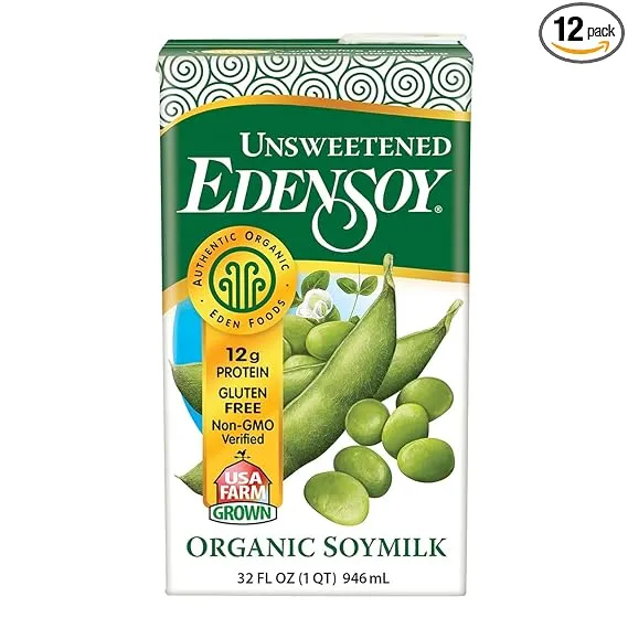 Eden Organic Edensoy Unsweetened Soymilk