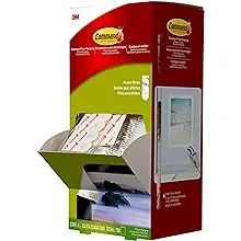 Command Poster Strips Bulk Pack, 400-Command Strips, Damage-Free, White