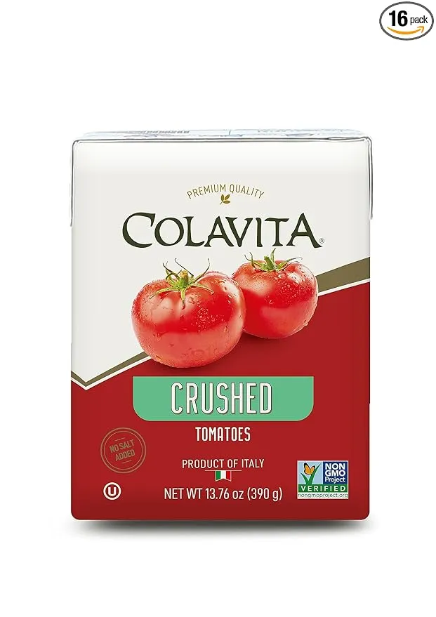 Colavita Crushed Tomatoes 13.76 oz Box - 16ct Case