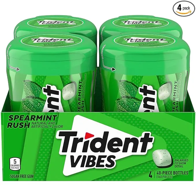 Trident Vibes Spearmint Rush Sugar Free Gum