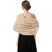 Baoqiya (Length(200cm ) * Width(70cm ), Champagne) - Chiffon Shawls Scarves Wraps ...