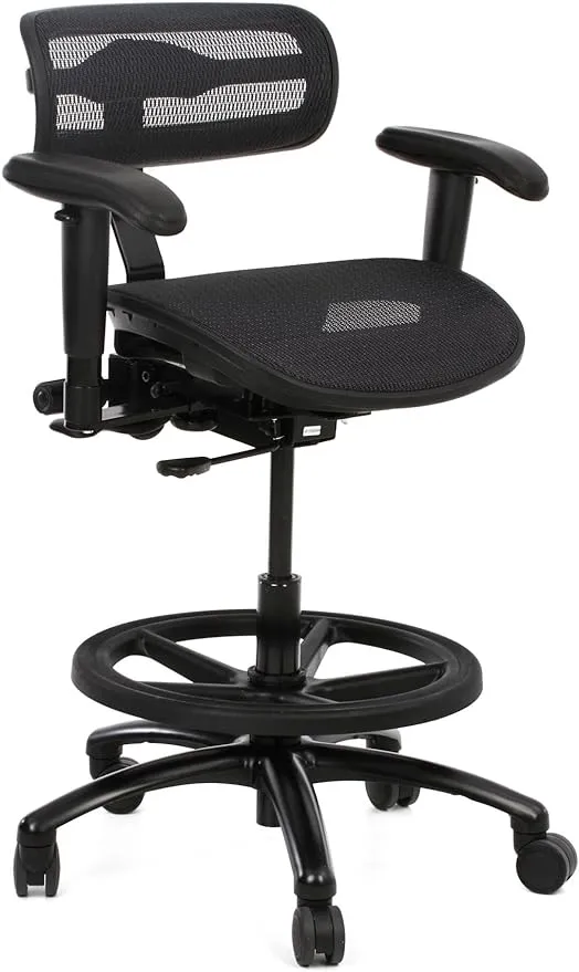 Stealth Studio Engineer&#039;s Chair Non-Reflecting Midnight Black Color