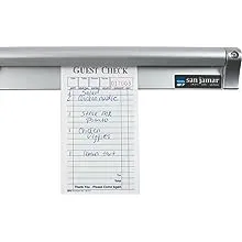 San Jamar CK6548A 48 in Slide Check Rack