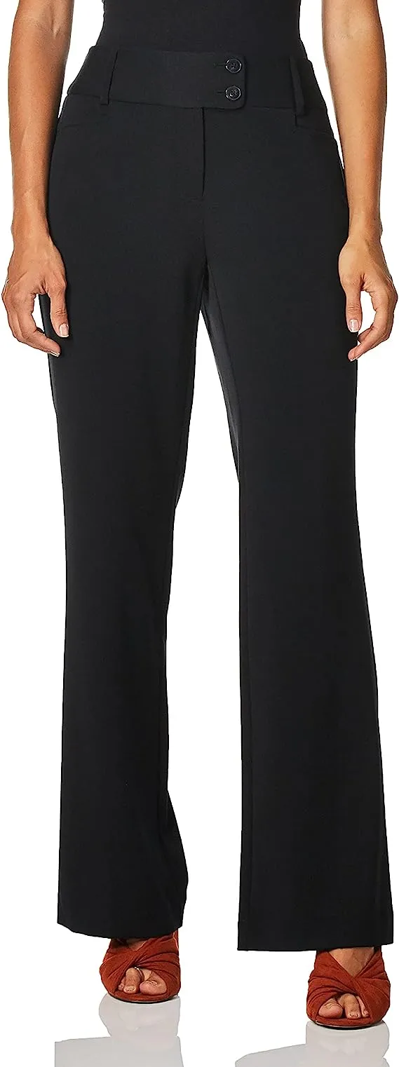 Women's Curvy Fit Boot Leg Pant