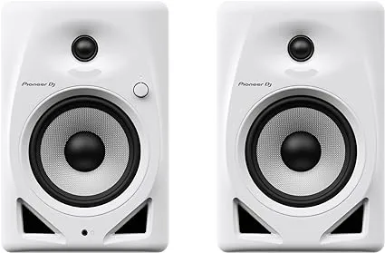 Pioneer DJ DM-50D-W 5 inch Desktop Monitor System, White