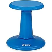 Gaiam Kids Wobble Stool Desk Chair - Alternative Flexible Seating Balance Wiggle Chair | ADHD Sensory Fidget Core Rocker Child Seat Elementary School Classroom Furniture for Student, Toddler, Ages 5-8