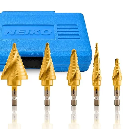 Neiko 10173A Step Drill Bit Set