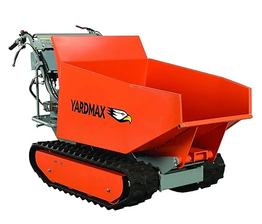 YARDMAX YD8105 Track Barrow with Hydraulic Assist, 1100 lb. Capacity, Briggs CR950, 6.5 hp, 208cc