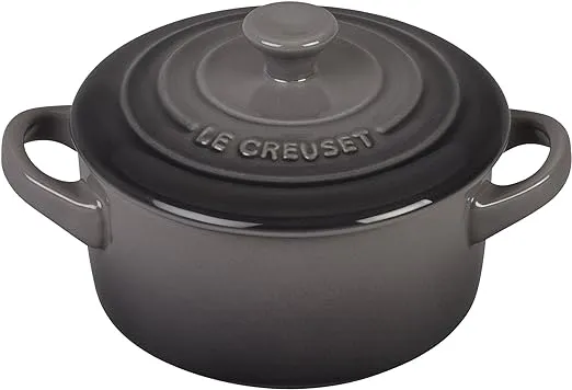 Le Creuset Stoneware 8 oz. Mini Round Cocotte, Palm