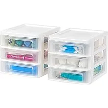 IRIS USA Medium 3-Drawer Desktop Organizer