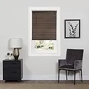 GII Deluxe Sundown Latte Beige Cordless Room Darkening Vinyl Mini Blind with 1 in. Slats 27 in. W x 64 in. L