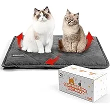 Mora Pets Self Heating Cat Bed Self Warming Cat Bed Ultra Warm Thermal Cat Pa...