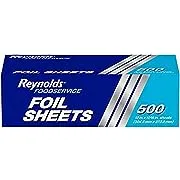 Foodservice Aluminum Foil Sheets, Pre-Cut Foil Sheets, Great for Restaurants,..<wbr/>.