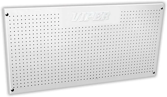 Viper Tool Storage V2436PBWH 18G Steel Pegboard, 24 X 36, White White