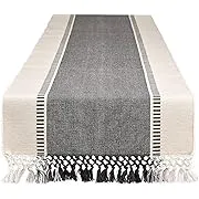 DII Mineral Dobby Stripe Table Runner 13x72