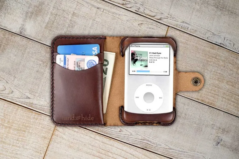 Snugg iPod Classic Case Leather Flip iPod 7th Generation Case Executive Apple iPod Case Cover Wallet