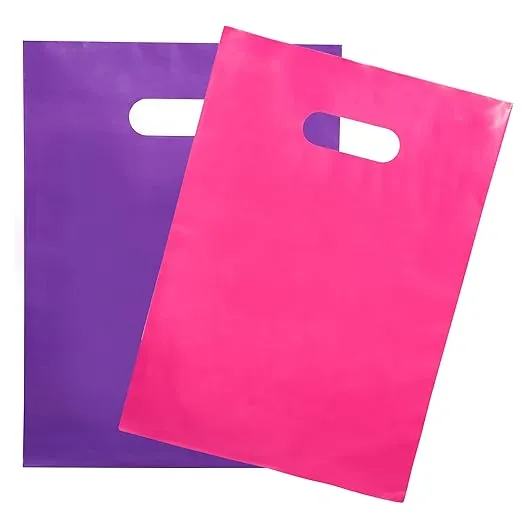 200 Pink and Purple 1.5Mil 9" x 12" Extra Thick Glossy Plastic Retail Merchandi