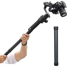 Carbon Fiber Extension Monopod Pole for DJI Ronin S/SC, DH10 Extendable Rod Handheld Stick 13.7-Inch Gimbals Stabilizer Handle Grip Compatible with DJI Ronin-S/SC/Osmo Mobile/Zhiyun Crane/Weebill s