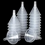 30Pcs Plastic Funnels Set, 4.8 Inch Wide Mouth Clear Plastic Funnels for Filling Water Bottles, Multipurpose Large Funnel with Long Reaching Spout for Liquid, Spices, Powder, Lotion, Oils, Perfume30Pcs Plastic Funnels Set, 4.8 Inch Wide Mouth Clear Plast