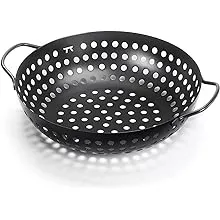 Outset Nonstick Round Grill Wok