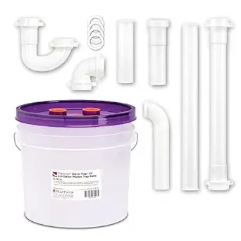 Practicon Gleco Trap 3.5 Gallon HV System, Clay & Plaster Sink Trap Kit