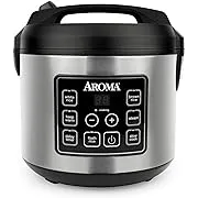 Aroma 20-Cup Digital Rice Cooker and Food Steamer