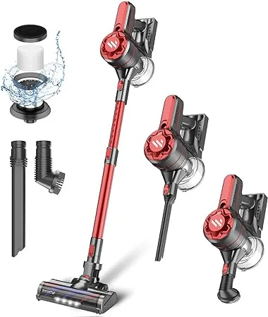 Vacuum Cleaners for Home, Cordless Vacuum Cleaner with 80000 RPM High-Speed ...