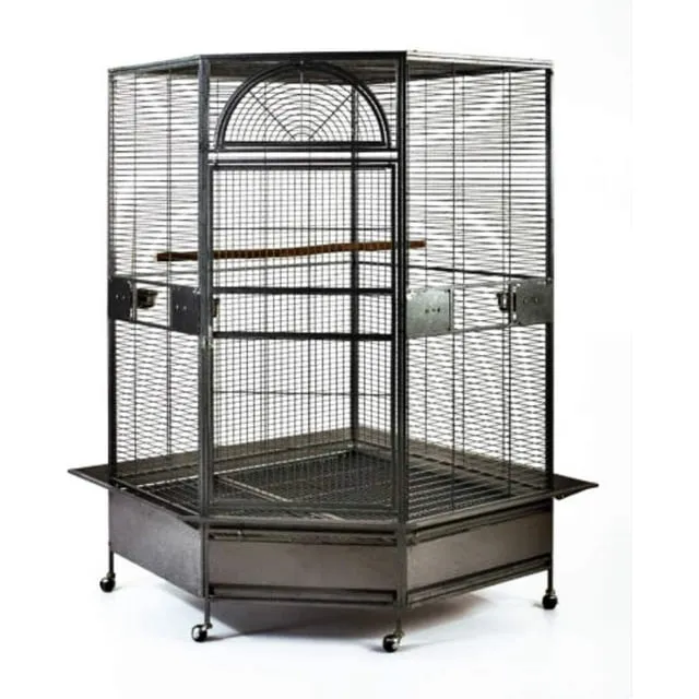 Seny Parrot Escape Jumbo Corner Bird Cage Aviary (X-Large)