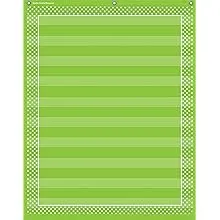 Teacher Created Resources Lime Polka Dots 10 Pocket Chart