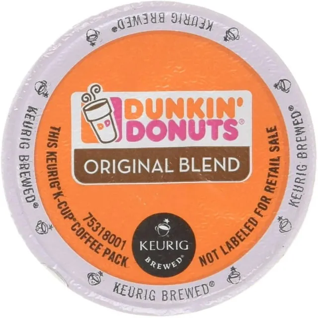 Dunkin' Donuts 2091512 Original Blend Coffee K-Cup Pods Medium Roast 44/Box (006933)