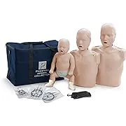 Prestan Collection of CPR Manikins (Adult, Child, & Infant), Dark Skin Tone