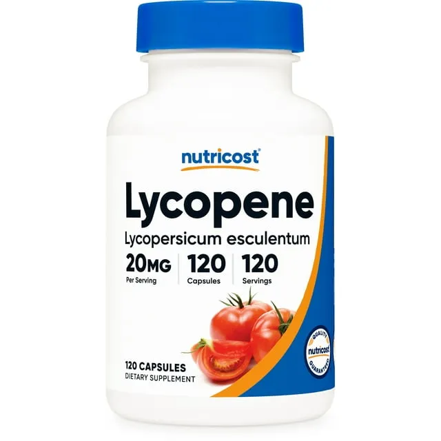 Nutricost Lycopene (20mg) 120 Softgels - Gluten Free, Non-GMO