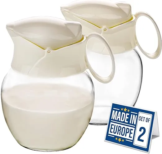 Crystalia Petite Creamer Pitcher Set of 2