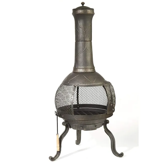 Panacea Products Black Cast Iron Outdoor Wood-Burning Fireplace Lowes.com