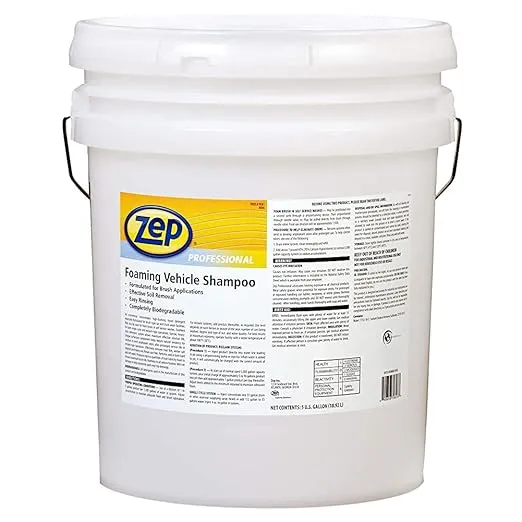 Zep Professional 1041567 Foaming Vehicle Shampoo,5 Gallon,Bucket