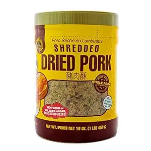 Golden Nest Shredded Dried Pork, Made with Whole Pork, Product of USA (16 oz)