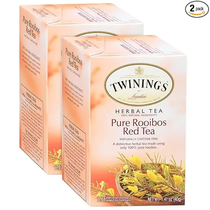 Twinings Tea Red African Rooibos Tea 20 ct (Pack of 2)