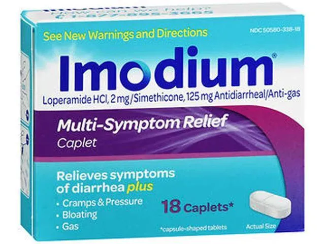 Imodium Multi-Symptom Relief Caplets - 18 Caplets