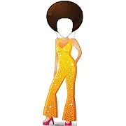 Advanced Graphics Cartoon Disco Dancer Standin Cardboard Cutout