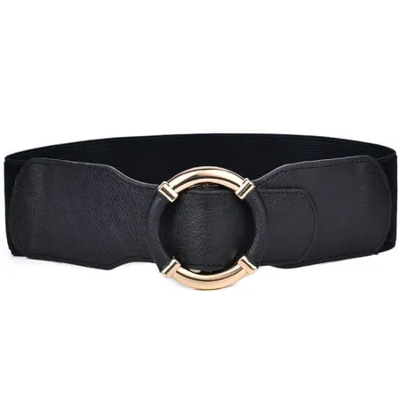 GRACE KARIN Women's Elastic Wide Belts Vintage Stretchy Belt Retro Fashion Cinch Belts for Dresses