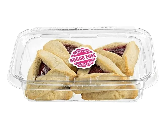 Sugar Free Strawberry Filled Hamentaschen Cookies Diabetic Cookies for Adults