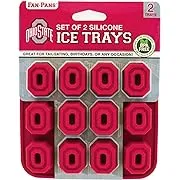 MasterPieces Game Day Set - FanPans NCAA Ohio State Buckeyes - Silicone Ice Cube Trays Two Pack - Dishwasher SafeMasterPieces Game Day Set - FanPans NCAA Ohio State Buckeyes - Silicone Ice Cube Trays Two Pack - Dishwasher Safe