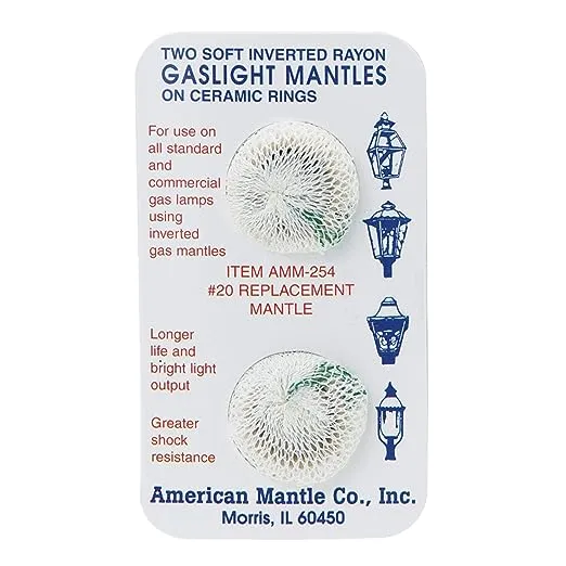 American Mantle 2007 254 Soft Inverted Mantle (Pack of 2)