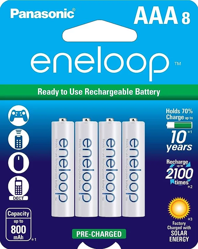 Panasonic Eneloop AAA Batteries