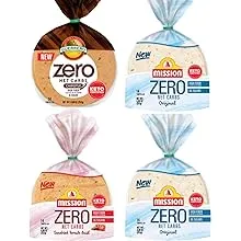 Mission Guerrero Zero Carb 0g Net Carbs - Keto Certified - 4.5" Street Taco - 14 Count, 8.89 oz. - Keto Friendly Low Carb Tortillas Variety Pack - FLO