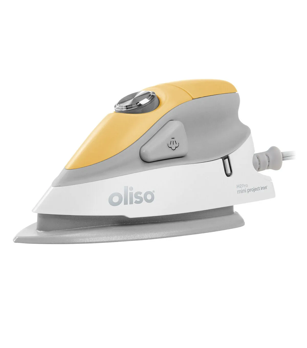 Oliso M2 Mini Project Steam Iron with Solemate - for Sewing, Quilting, Crafting, and Travel | 1000 Watt Dual Voltage Ceramic Soleplate Steam Iron, Orchid