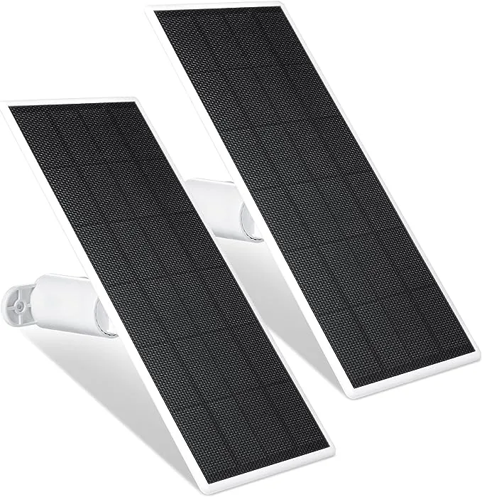 Wasserstein 2.5W Solar Panel - 2 Pack for Google Nest Cams Battery