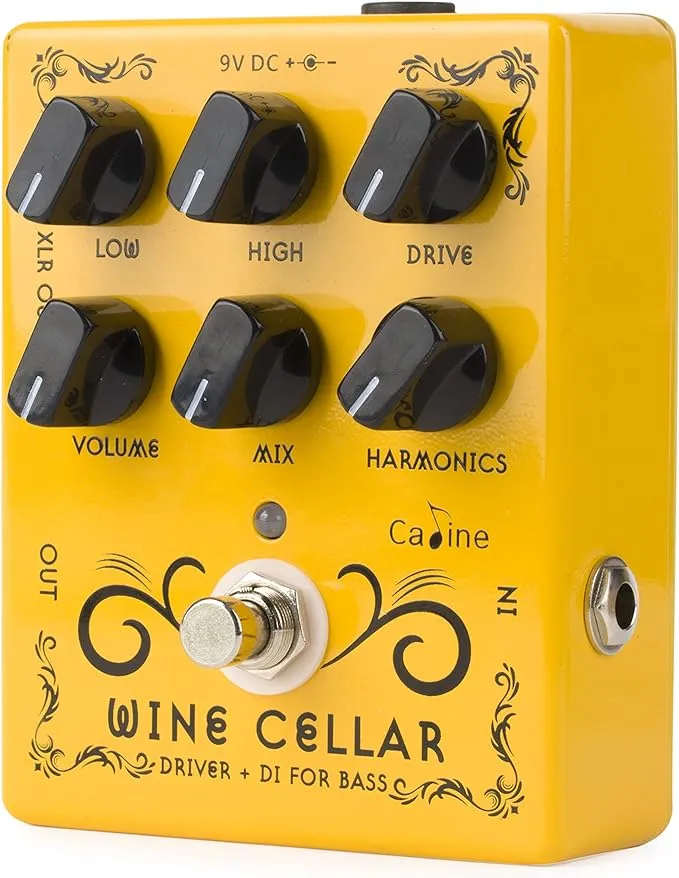 Caline CP-60 Wine cellar Bass Driver Guitar Effects Pedal True BYPASS.