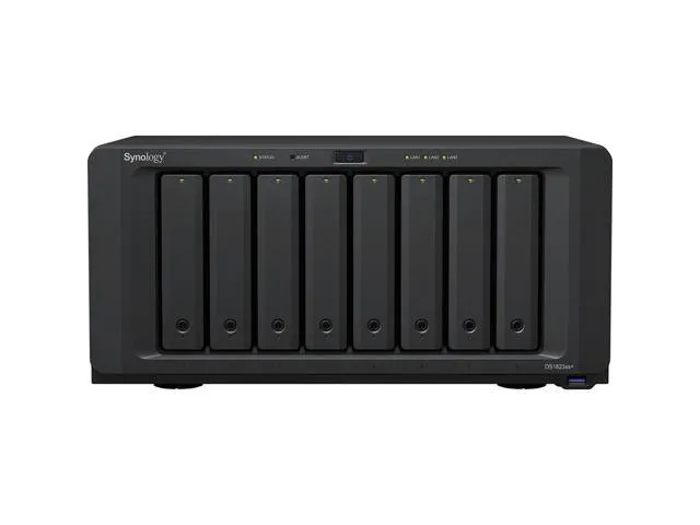 Synology DiskStation DS1621xs+ NAS Server with Xeon 2.2GHz CPU, 32GB Memory, 72TB HDD Storage, 1TB M.2 NVMe SSD, 1 x 10GbE LAN Port, DSM Operating System